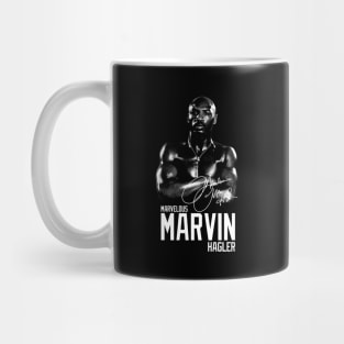 Marvelous Marvin Hagler Boxing Legend Signature Vintage Retro 80s 90s Bootleg Rap Style Mug